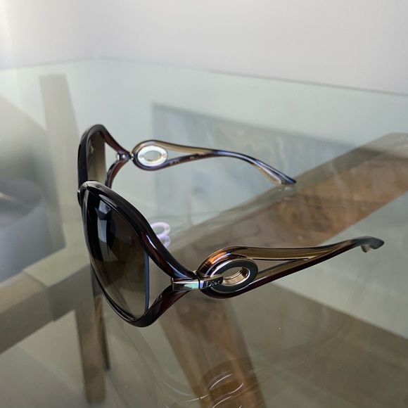 Dior Oversized Womens Sunglasses Brown Gold DIORVOLUTE2F - Picture 13 of 16